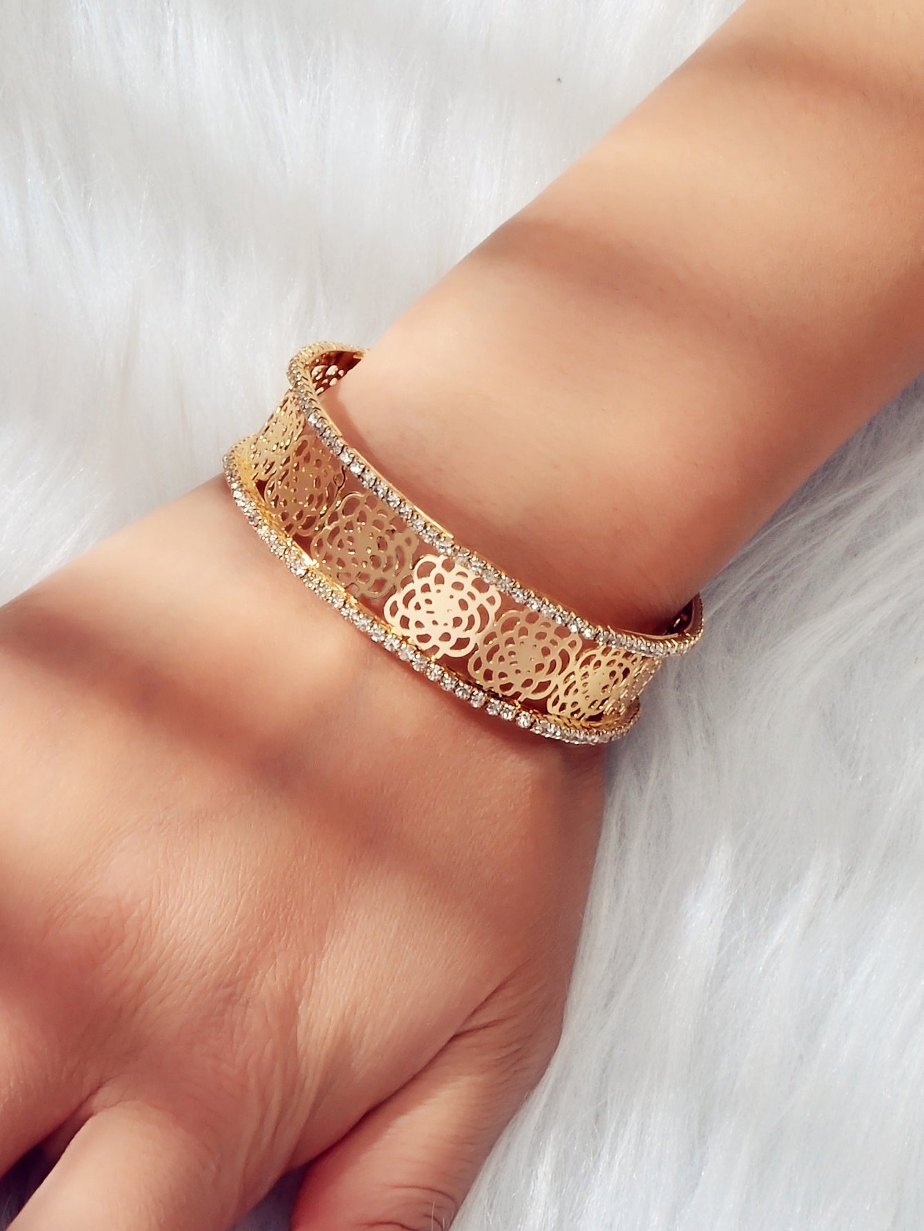 Silver Thin Open Cuff Bracelet