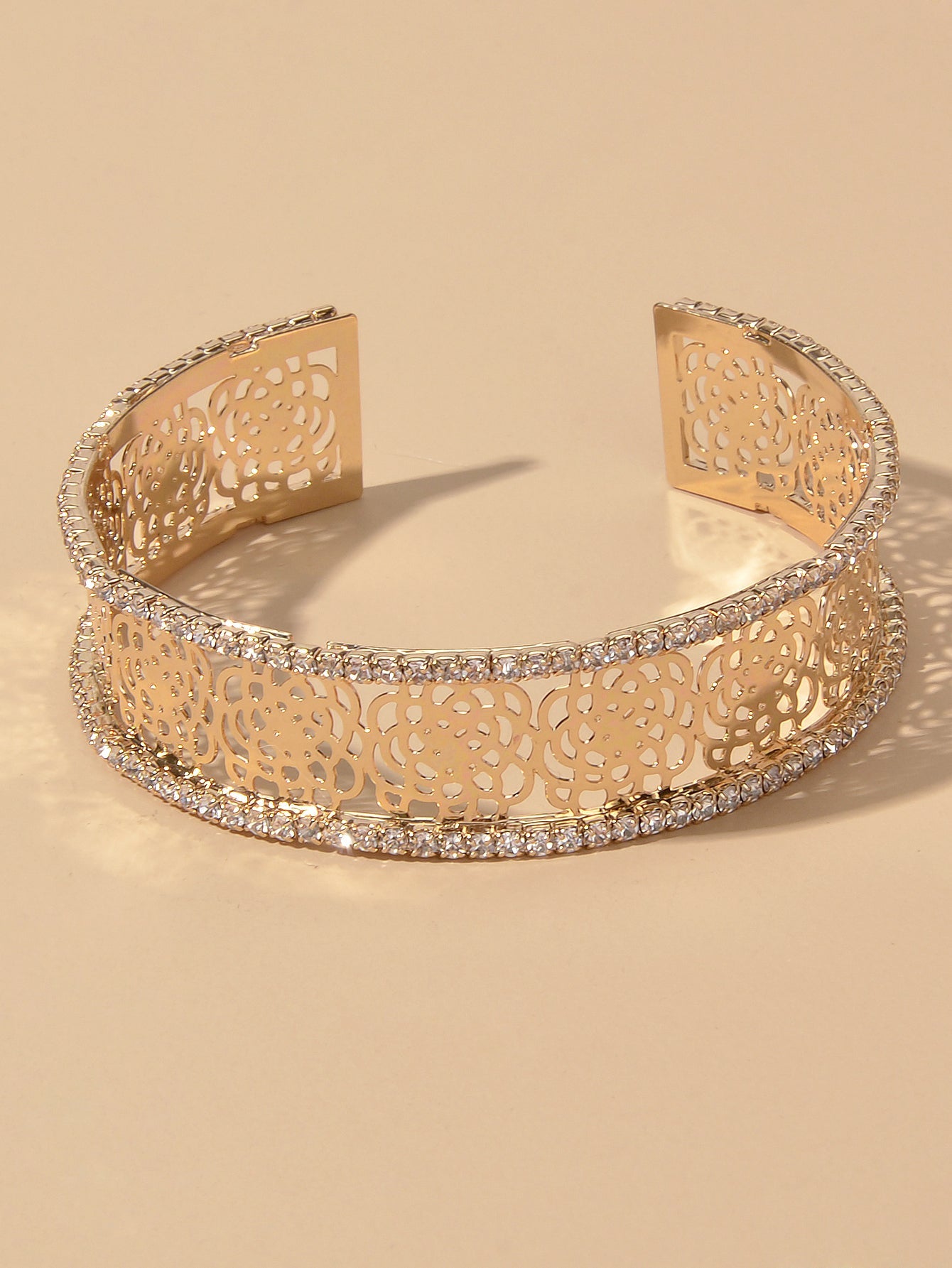 Silver Thin Open Cuff Bracelet