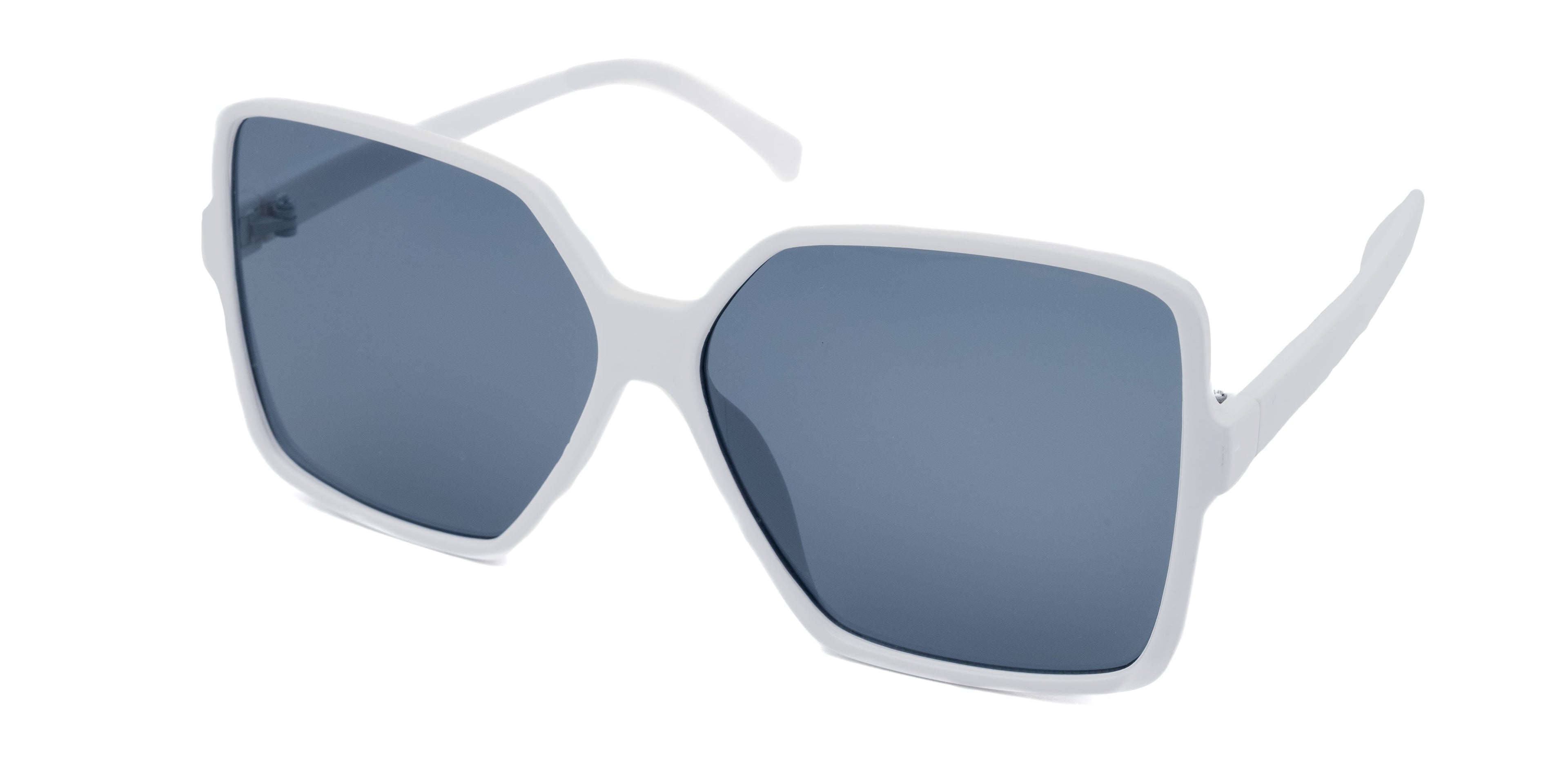 LADYBOSS SUNGLASSES - GLAMOURS (White)