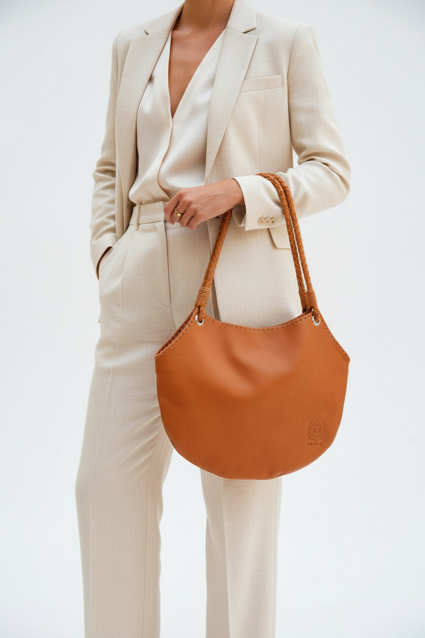 Esmeralda Leather Tote Bag