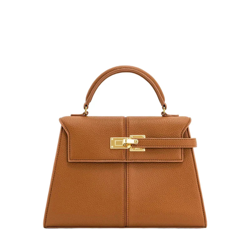 Womens Handbag Crossbody Bag (Brown)