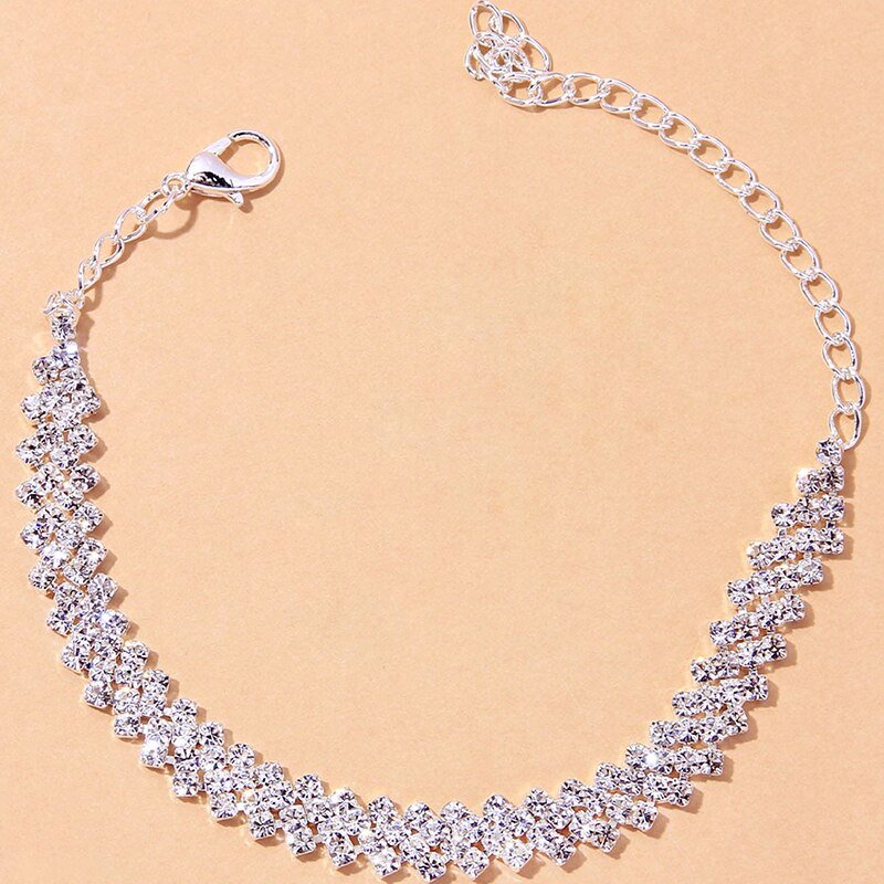 Beach Accessories Crystal Anklet for Women